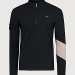 Crna sa bež detaljima