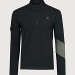 Crna sa maslinastim detaljima